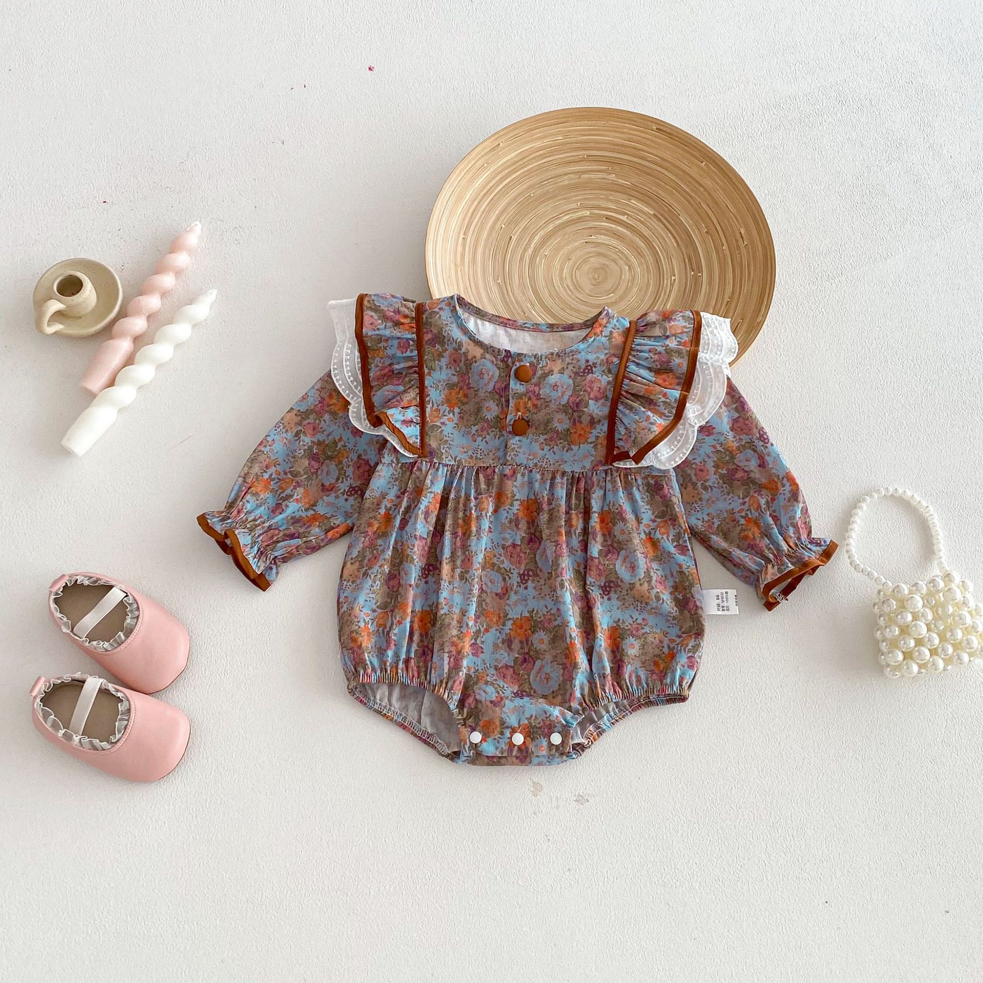Romper Floral Print - Baby Clothing 2026 Spring Autumn New