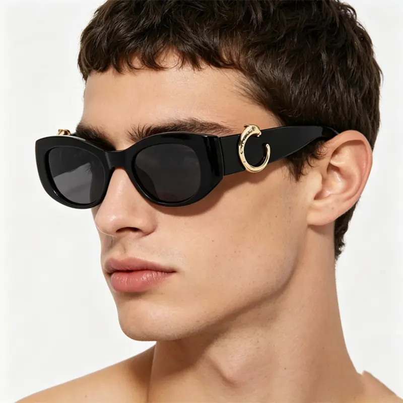 New Cat Eye Leopard Decorative - Sunglasses Cat Eye avis et prix