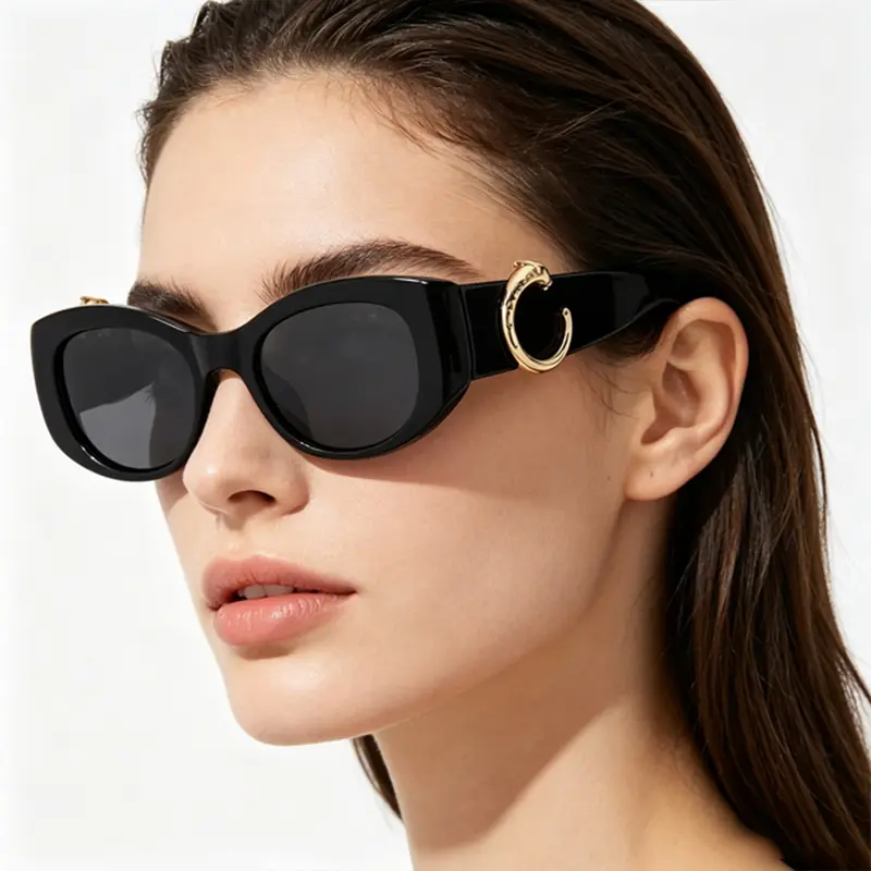 New Cat Eye Leopard Decorative - Sunglasses Cat Eye avis et prix
