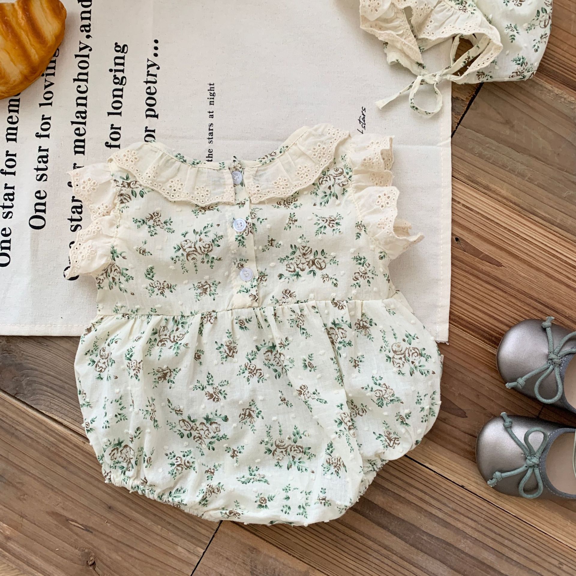 2026 Summer Infant Girls Rompe - Romper Floral Print avis et prix