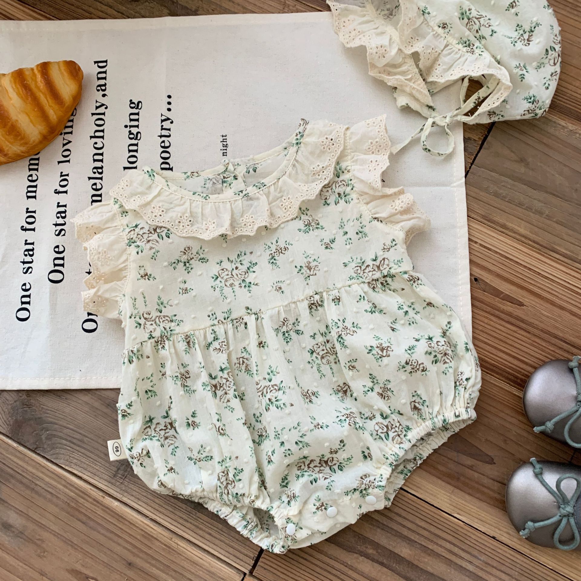 2026 Summer Infant Girls Rompe - Romper Floral Print avis et prix