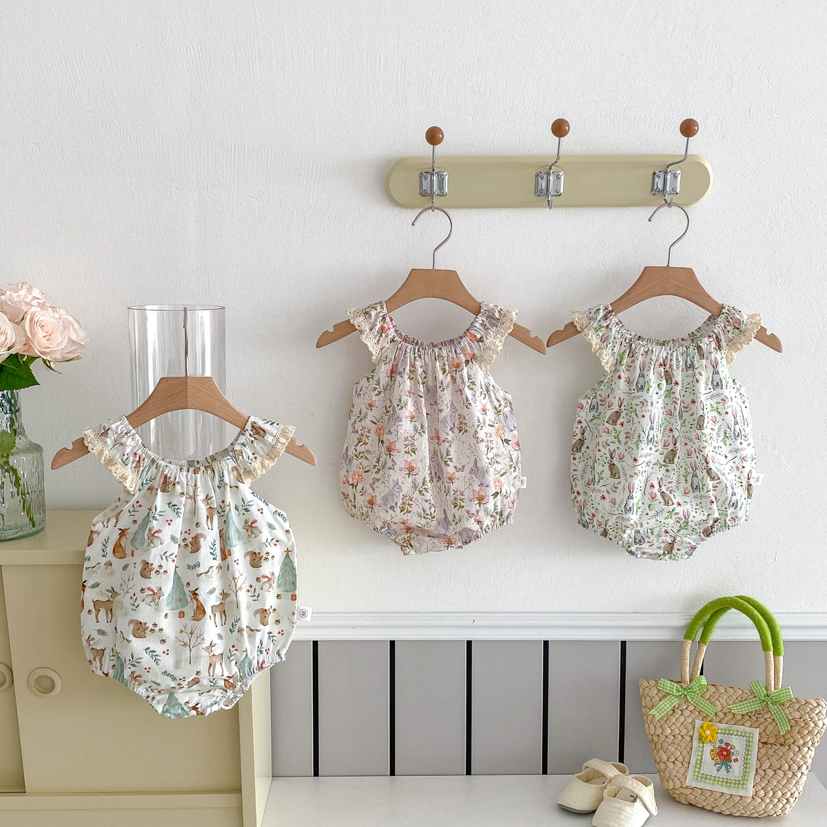 Summer Baby Girls Romper Flora - Romper Floral Print avis et prix