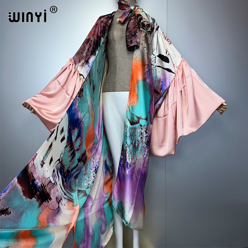 WINYI Summer Kimono party dres - Cover Up Kaftan avis et prix