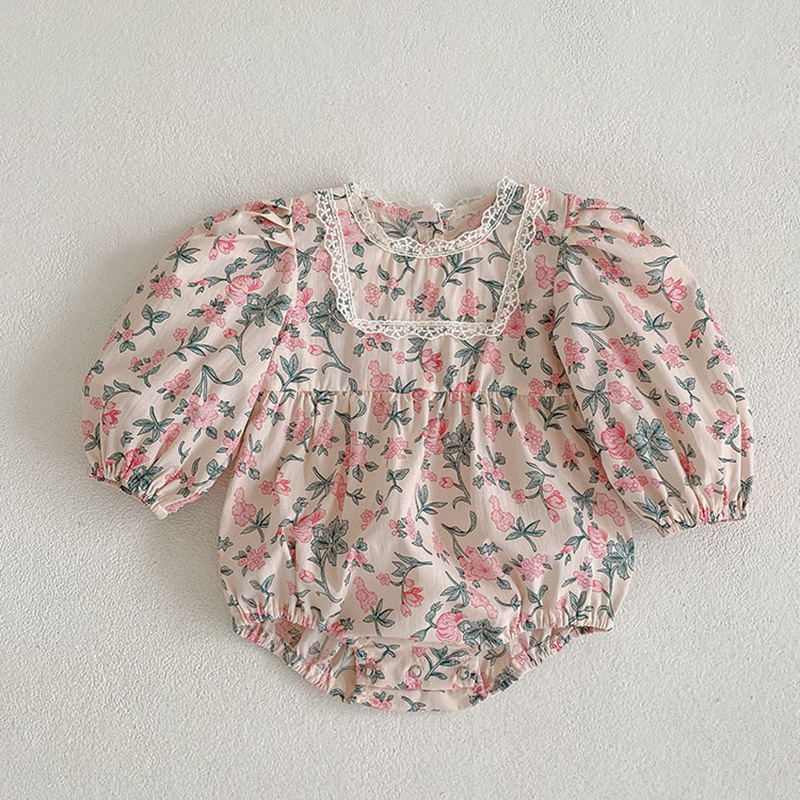 Spring Newborn Kids Baby Girls - Romper Floral Print avis et prix