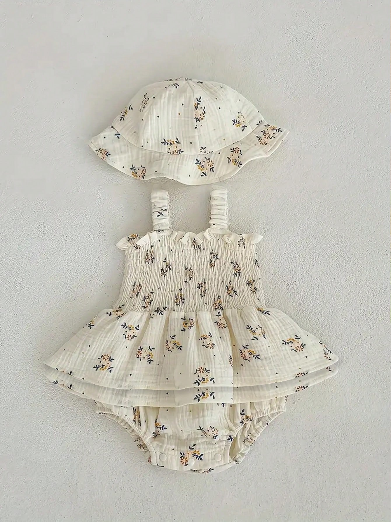 Infant Baby Girl Summer Bow De - Romper Floral Print avis et prix