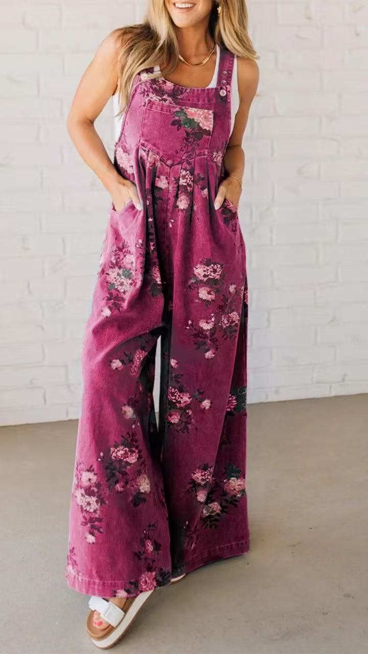 2025 Summer New Style Casual W - Romper Floral Print avis et prix