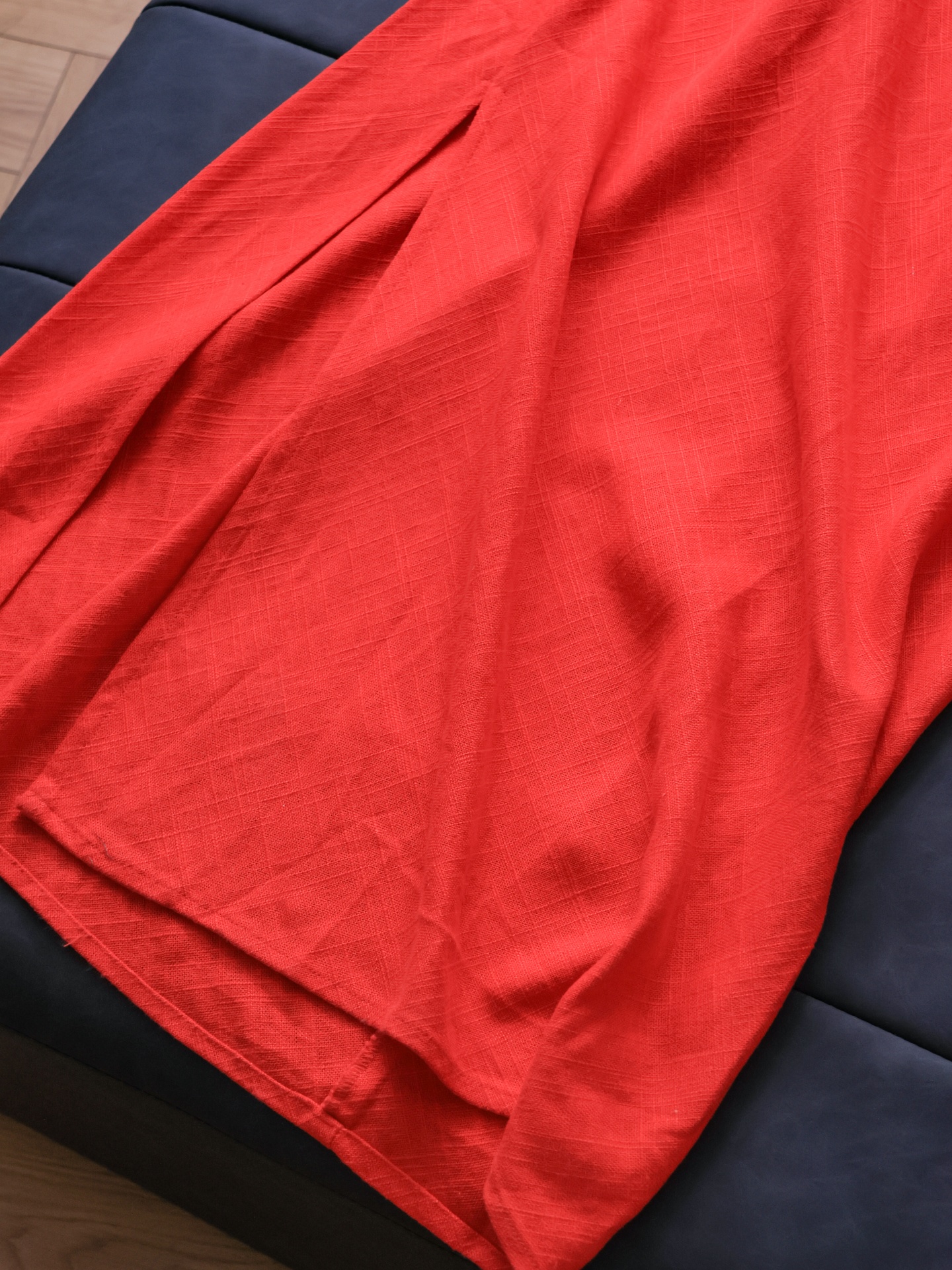 Linen Blend Slim Fit Side Slit - Linen Dress Wrap avis et prix