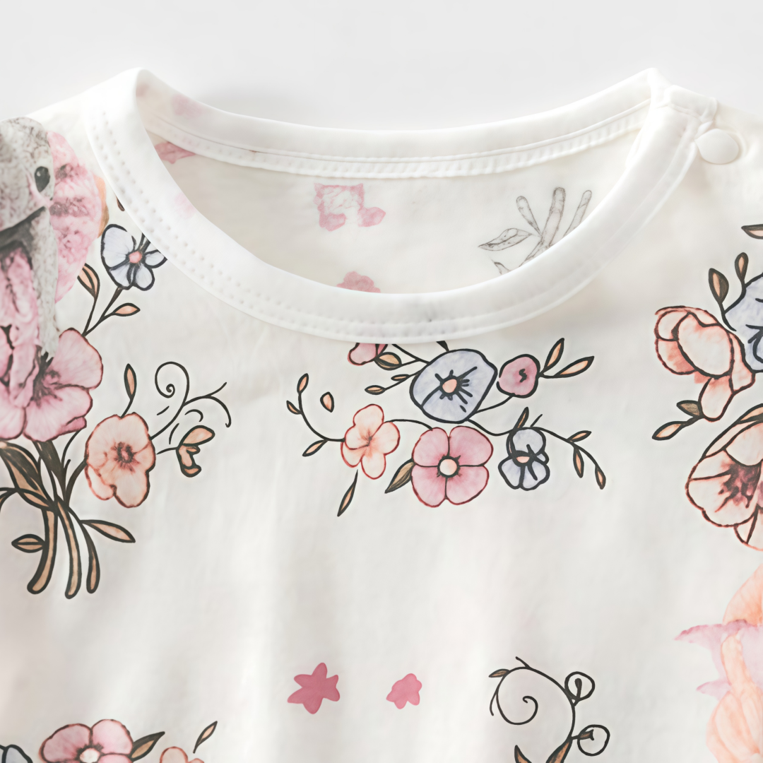 2026 Summer cotton Baby Bodysu - Romper Floral Print avis et prix