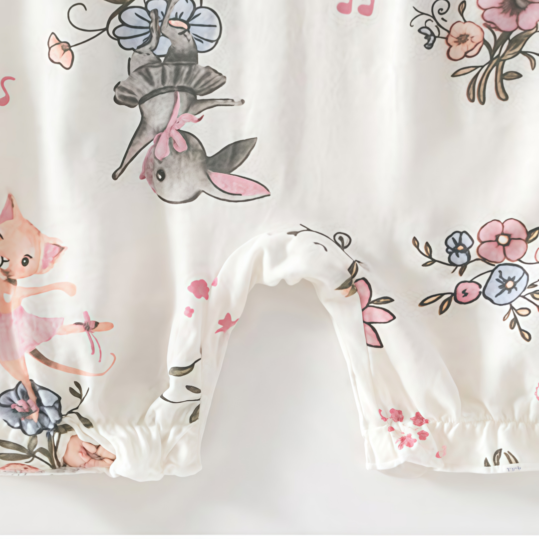 2026 Summer cotton Baby Bodysu - Romper Floral Print avis et prix