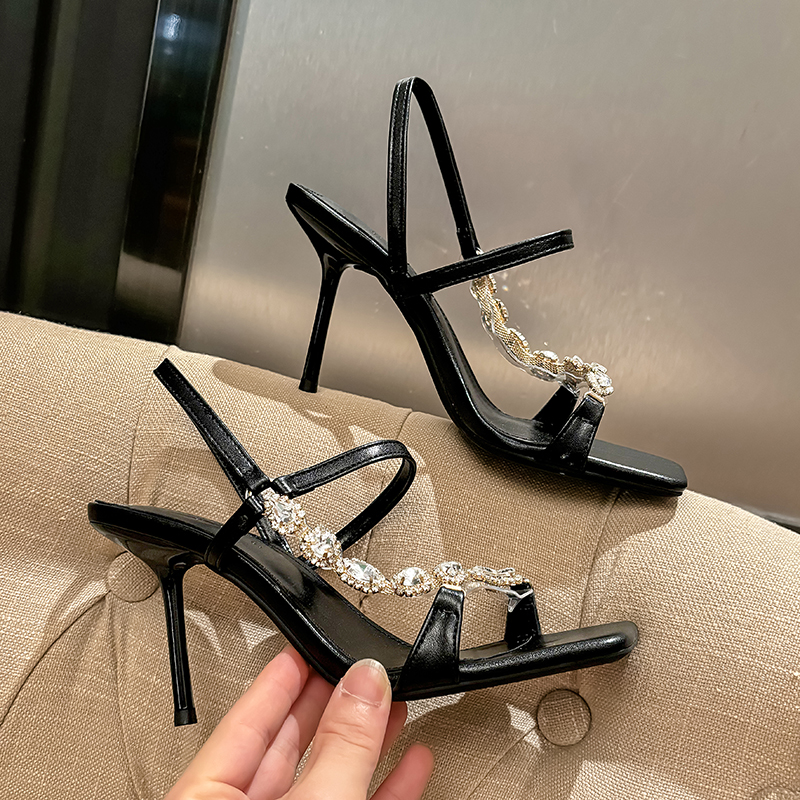 Stylish Women's High Heel Sand - Sandal Strappy Heeled avis et prix