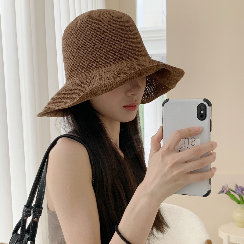 2025 new paper straw sun hat w - Hat Floppy Wide avis et prix