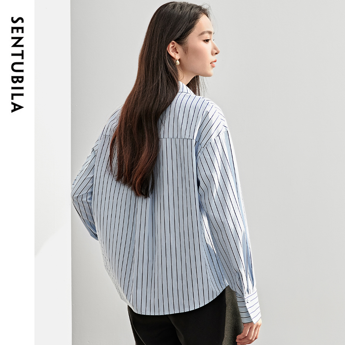 SENTUBILA Patchwork Striped Sh - Blouse Off Shoulder avis et prix