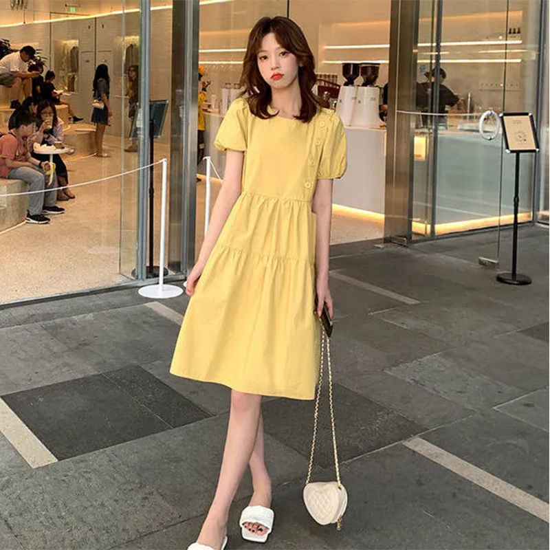 2025 Loose Elegant Korean Casu - Linen Dress Wrap avis et prix