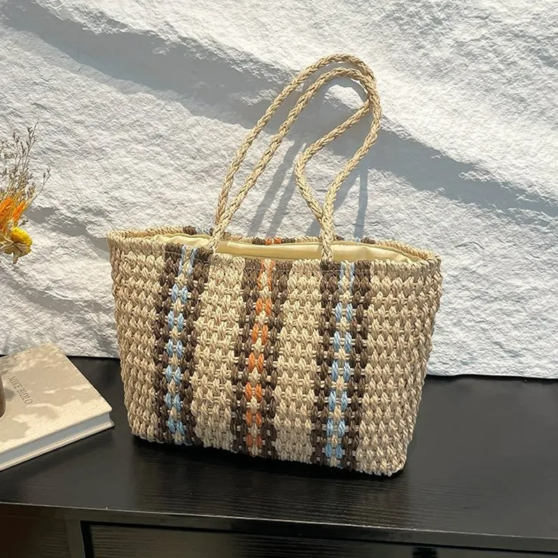 Straw Tote Bag Women One-Shoul - Tote Bag Beach avis et prix