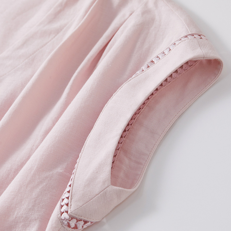 SENTUBILA Women's Midi Pink Dr - Linen Dress Wrap avis et prix
