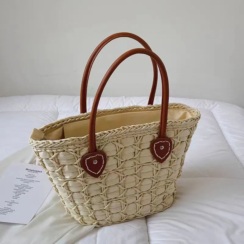 Retro European American woven  - Tote Bag Beach avis et prix
